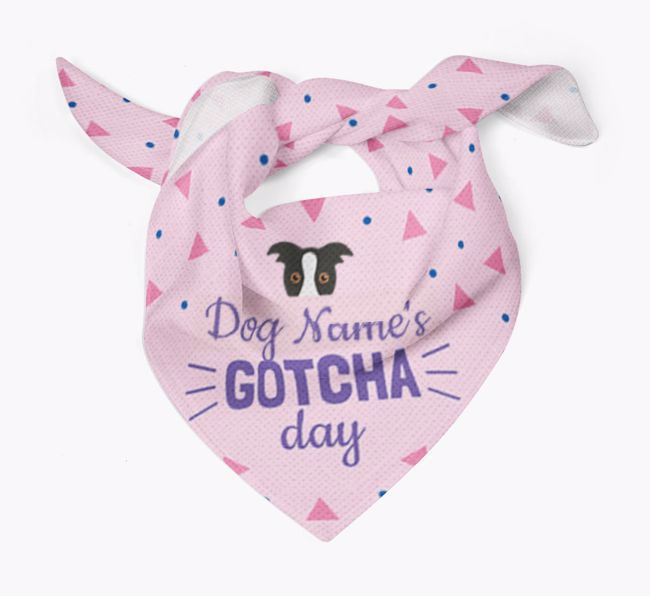 'Gotcha Day' - Personalized {breedFullName} Bandana